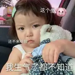 韩国小女孩罗熙生气表情包大全罗熙生气表情包可爱带字
