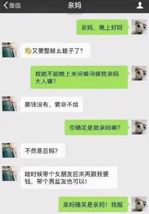 要个生活费,我太难了,大学生和家长斗智斗勇,母爱如泥石流
