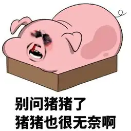 粉色猪头表情包你到底爱不爱猪猪嘛
