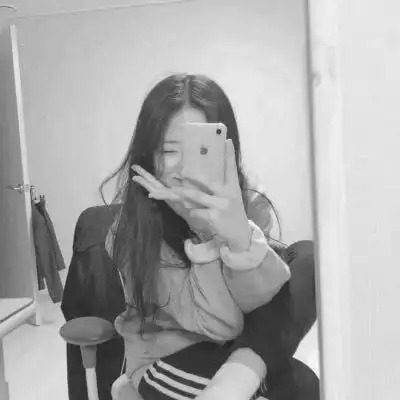 可爱女生黑白头像,搞怪的玩手机自拍的都有