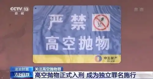 别再任性抛高空抛物独立成罪后这些人都获刑了
