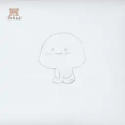 四步教大家画一个微信表情,很乖巧的你一定能学会