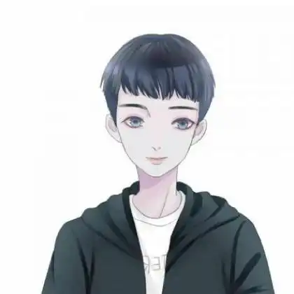 我爱你视你如命,动漫手绘情侣头像一对
