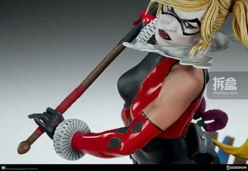 sideshowdc漫画小丑女哈莉奎茵harleyquinn20寸pf雕像
