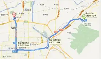 导航临潼到北客站地图
