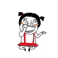 手绘个性搞怪女生头像微信头像图片大全
