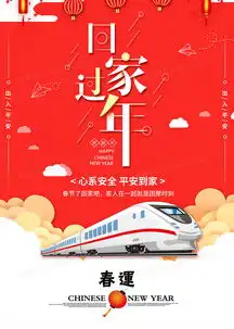 红色简约回家过年春运海报设计图片下载psd格式素材35435315像素熊猫办公
