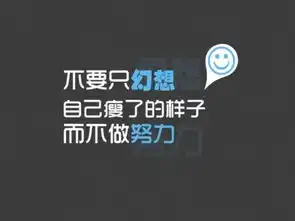 减肥励志文字壁纸
