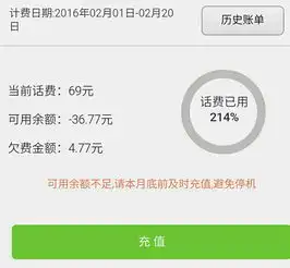 电信查询话费,这个到底是欠了多少钱,看不明白,余额是负数
