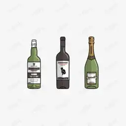 手绘红酒瓶素材图片免费下载高清png千库网图片编号8907723

