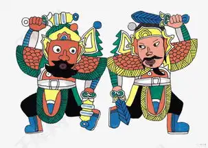 新年门神搞怪画像素材图片免费下载高清节日素材png千库网图片编号5647919
