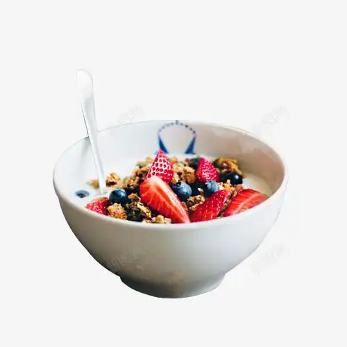 坚果草莓牛奶燕麦片元素免抠png设计图片免费下载页面网页平面电商创意素材香蕉牛奶素材
