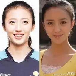 爆笑中国女排队员与娱乐明星撞脸丁霞神似佟丽娅
