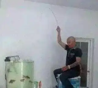 原来钓鱼是这么钓的都是人才啊笑死人了
