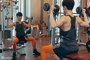 组图娇小沈凌健身房变猛男大方露肉秀出好身材
