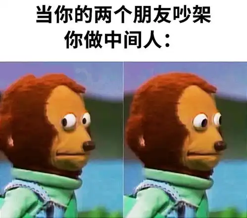 每日一笑当你的两个朋友吵架,而你是中间人
