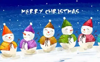 好看的圣诞插画壁纸
