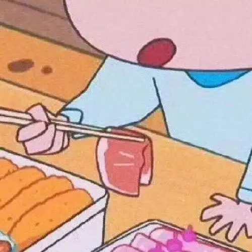 太适合当我们干饭人的头像了
