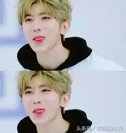 男明星吐舌头卖萌鹿晗调皮,蔡徐坤邪魅,王俊凯来搞笑的吗