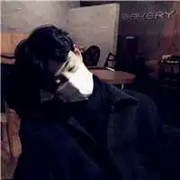 什么男生头像好撩妹戴口罩的男生头像侧面秒杀全场
