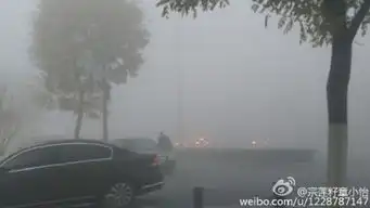 一组图带您感受重度雾霾中的北京
