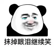 熊猫头表情包来了呀
