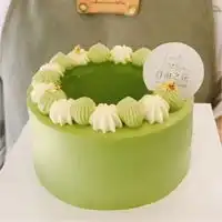 抹茶蛋糕卡通头像卡通可爱抹茶蛋糕头像
