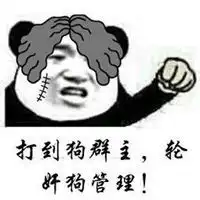 扔狗群主表情包微信头像图片大全
