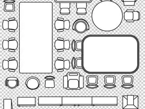 高清手绘室内设计家具顶视图线框图免扣素材图片ai模板下载1.63mb其他大全生活工作
