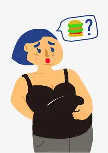 手绘插画饥饿的妇女png素材图片素材其他格式下载动漫人物大全