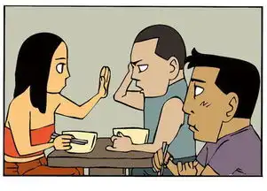 搞笑漫画我只是在打蚊子
