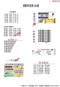 064期真精华布衣123456
