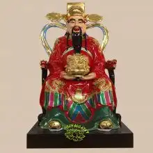 五路财神爷佛像文财神比干范蠡神像雕塑家供财神爷神像摆件福禄寿三星图片大全
