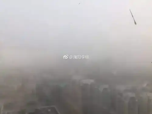 挺住沙尘大风降温猛袭天津大风蓝色预警也来了
